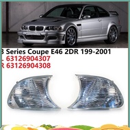 Clear Marker Signal Blinker Corner Parking Light Lamp for  E46 3 Series Coupe 1999-2001 63126904307 