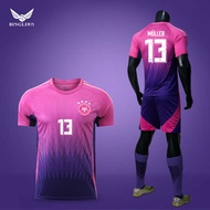 germany jersey 2024 baju jersey lelaki 2024 European Cup Germany Kross Jersey Away Purple Football J