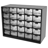 25 Drawer Plastic Drawer Storage Cabinet Storage Hardware and Craft Cabinet with 50 Removable Divide