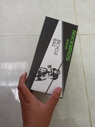 Tas Sadel tempat botol rockbross Hitam seatpost seli mtb roadbike