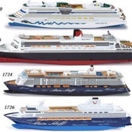 Shigao Siku Large Cruise Ship Queen Mary Luxury Cruise Passenger Ship Speedboat Simulated Alloy Mode
