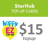 Starhub $15 Happy 55 Prepaid Electronic Top-up