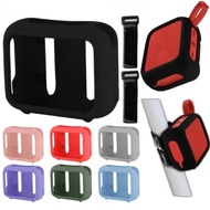 Silicone Case For JBL GO4 Speaker Travel Carrying Pouch with Speaker Mount Strap Anti-drop Cover For