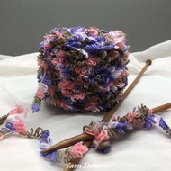 Fluffy Circle Yarn Fancy Wool Crochet yarn Hand Knitting Yarn Special Woolen Yarn