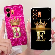 For Honor 600 5G Case VKJ-NX9 Stylish Crown Letters Cover Soft Slim Phone Case For Honor 600 Pro VKP
