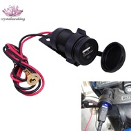 Waterproof Motorcycle 12V USB Charger Cellphone Car Charger Power Adapter