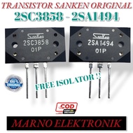 TR TRANSISTOR SANKEN 01P 2SC3858 2SA1494 2 SC 3858 SA 1494 ORIGINAL PART TOOL ELECTRO