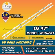 43UJ652T LG 43" LED TV BACKLIGHT (LAMPU TV) LG 43 INCH LED TV BACKLIGHT 43UJ652