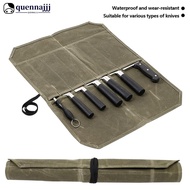 QUENNA Storage Bag Chef Picnic Camping Barbecue Kitchen Portable Storage Bag Wet Wax Canvas for Chef