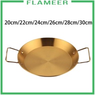 [Flameer] Korean Ramen Pot Seafood Pot Household Stockpot Fast Heating Travel Golden Double Handle Instant Noodle Pot Kimchi Soup Pot