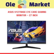ASUS VY279HGE Eye Care Gaming Monitor – 27 inch FHD