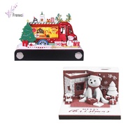 [freneci] 3D Time Piece Calendar 2025 Desk Calendar Desktop Decoration for Home School