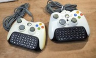 XBOX 360原廠週邊- 原廠手把 控制器＋鍵盤，2組一起，請見圖、說明～（瘋電玩）