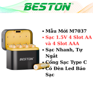 Hộp 4 Pin sạc 2A 1.5V 3A 1.5V Lithium Beston - AA - 3600mWh ( 2AN-100) pin đồ chơi pin máy ảnh pin r