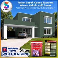 (1696-1766) 5L Nippon Paint Exterior Weatherbond Delightful Greens & Blue Greens