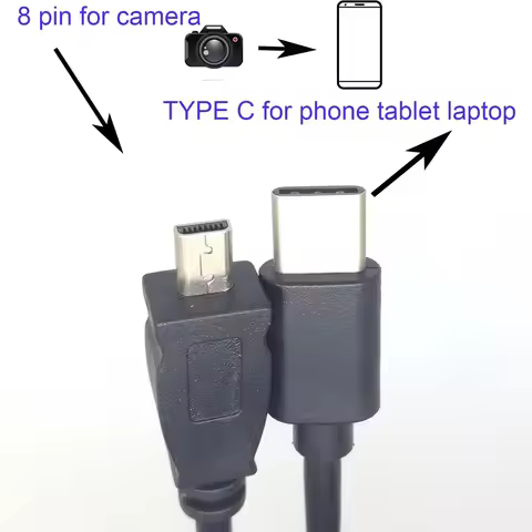 TYPE C OTG CABLE FOR Olympus CB-USB7 FE-170/160/150/20/FE-35/45/46/47/FE-370/ camera to phone edit p