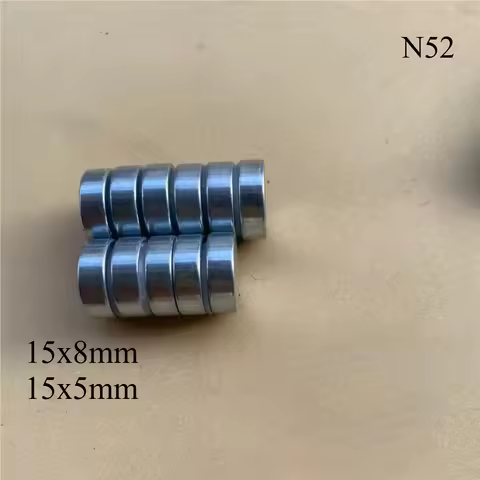 N52 15x5 15x8 Strong Magnet Standard Size Bulk Motor Ebike Disc Generator 15*5 15*8 Booster Generati