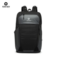 Ozuko กระเป๋าสะพายวิทยาลัยกันน้ำ15.6นิ้วใหม่กระเป๋าคอมพิวเตอร์ผ้าอ็อกซ์ฟอร์ดนักศึกษากระเป๋าเป้ธุรกิจ