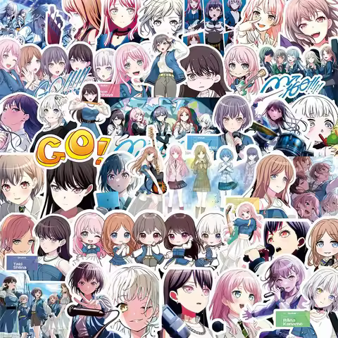 20/40/80pcs Kawaii Girls BanG Dream Stickers Mygo Anime Sticker Cute Takamatsu Tomori Anon Chihaya R