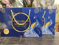 Sallanest - Combo 2 Hộp 6 Chén Yến Sallanest Chưng Vị Đường Phèn & Đông Trùng 1 Hộp 3 chén mỗi Chén 