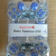 Ps/pc Stick - Joystick Pc Gamepad/Game Pad Double Transparent Usb Eyota