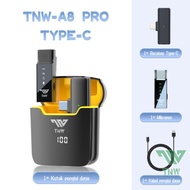 TNW-A9Pro/A8Pro Microphone Wireless Mic bluetooth clip on Live Tiktok - A8 Pro-IOS