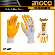 INGCO Nitrile Rubber Gloves HGNG01 *ALAN POWERTOOLS*