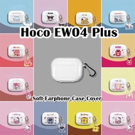 READY STOCK!For Hoco EW04 Plus Case Earphone Case Anime Cartoon Pattern Soft Silicone Casing