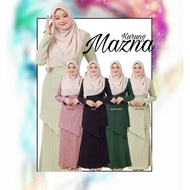 🇲🇾 Kurung Mazna New Design Dress Raya Viral Ootd Melayu Moden Baju Hasnuri Murah Kain Slim Bra Kasut