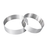Baking Mold 4 5 6 7 8 9 10 12 14-Inch Stainless Steel round Mousse Ring Cake Mold High 5cm/DIY Cake 