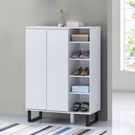 Furniture Direct OTOS XL Size 125cm heigh 2 Door Shoe Cabinet-White
