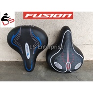 Fusion Extra large Bicycle Spring Saddle Seat Basikal (Include Clamp)