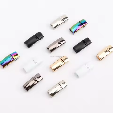 4 Pcs Metal Magnetic Shoelace Buckles for Sneakers AF1 Shoes Lock Laces Accessories - Shoe Lace Kits