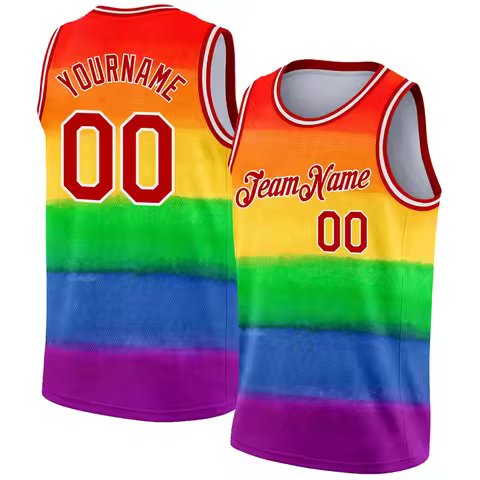 American Stars Stripes Flag Design Basketball Vest For Men Customized Name Number Personality Sleeve