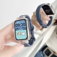 运动手表带-Sports Watch适用小米手环8pro表带硅胶蝴蝶扣8Pronfc天运动可爱拼色腕带现货 24-8-15