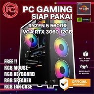 PC GAMING & DESIGN RYZEN 5 5600X 16GB RTX 3060 12GB FULLSET