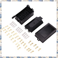 (BVWG) Fuse-Relay Box 5-Fuse Holders 6 Relay Block Holders Fuse-Block 12V Fuse-Box Car
