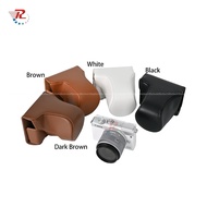 Canon EOS M200 Pu Leather Camera Bag Case Pouch For Canon EOS M200 M100 M10  With 15-45mm Lens