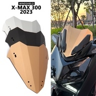 X-MAX 300 2023 Windshield Aluminum Wind Deflector Windscreen Fairing Wind Screen Motorcycle For Yamaha X-MAX300 XMAX 300 XMAX300 X-MAX 300 2023 Windshield Aluminum Wind Deflector