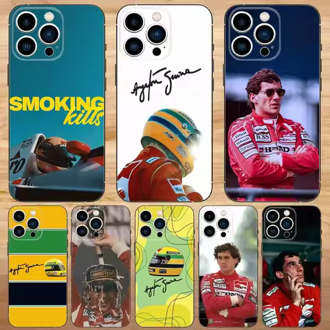F1 Driver A-Ayrton S-Senna Phone Case For iPhone15,14,13,12,11,Pro,Max,Plus,Mini,X,XS,XR,8,7,6,S,Plu