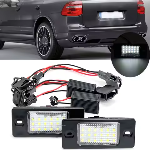 2Pcs LED Number License Plate Light Lamp Error Free 1J5943021D 1J5943021A for VW Bora Golf 4 5 Wagon