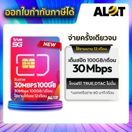 [ A Lot Tech ✅ ส่งฟรี ] ซิมทรูมูฟ Sim True รายปี ซิมเทพ 30Mbps 100GB ซิมเน็ต โทรฟรีทรูดีเเทค นอกค่าย