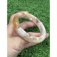 60mm sakura agate bangle