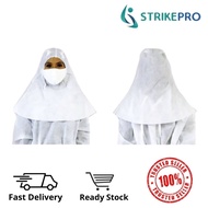 [READY STOCK MALAYSIA] PPE Head Cover Disposable Non Woven Hood Cover/  PPE tudung (Head Cover) - 10