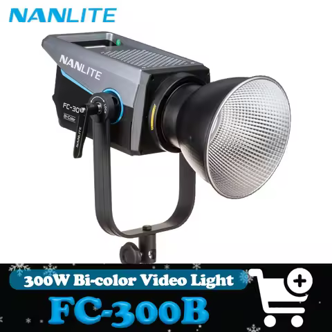 Nanlite FC-300B Bi-color Photography Fill Light 350w Professional Brightness Video Light for Film Re