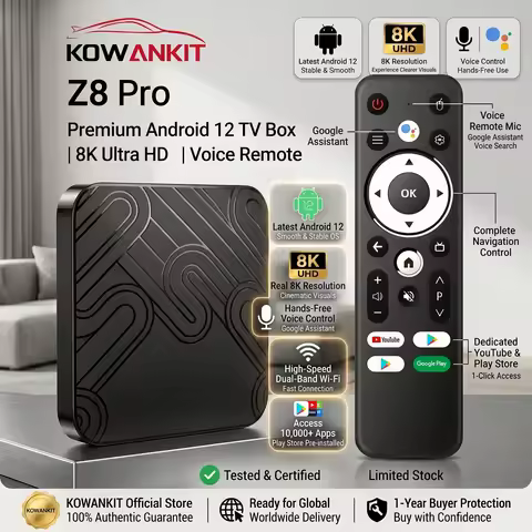 2026 Z8 Pro 8K UHD TV Box Android 12 H618 16G Dual WiFi 5G Tv Box BT5.0 Voice Assist 4K HDR YouTube 