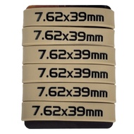 6 Pack Magazine Marking Band for 7.62x39 5.56 NATO 300 Blackout Recessed Letters Magazine Marking Ru