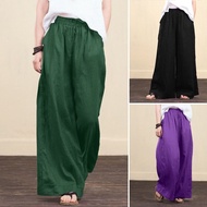 现货 EBAY女士宽松阔腿裤 时尚气质棉麻长裤女in stock EBAY Women's Loose Wide-leg PantsOF0601oT2my20250908