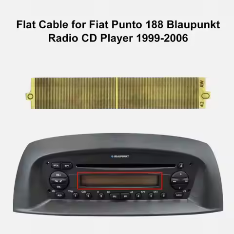 Flat Cable for Alfa Romeo 156 (932) Fiat Punto 188 Blaupunkt Radio CD Player