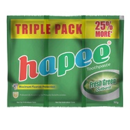 HAPEE TOOTHPASTE TWEEN SACHET FRESH GREEN OUTBURST 30G X 6 pcs